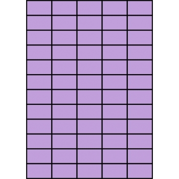 Etykiety A4 kolorowe 42x24,75 – fioletowe