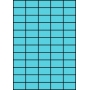 Etykiety A4 kolorowe 42x24,75 – niebieskie