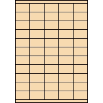 Etykiety A4 kolorowe 42x25,4mm – beżowe