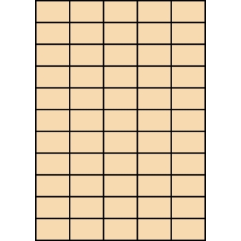 Etykiety A4 kolorowe 42x27mm – beżowe