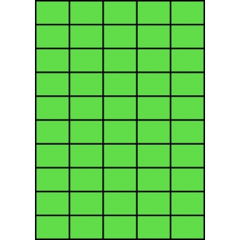 Etykiety A4 kolorowe 42x29,7 – zielone