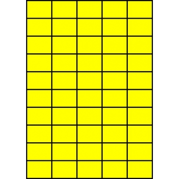 Etykiety A4 kolorowe 42x29,7 – żółte