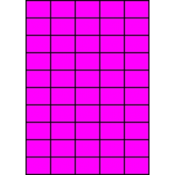 Etykiety A4 kolorowe 42x29,7 – różowe