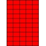 Etykiety A4 kolorowe 42x29,7 – czerwone fluorescencyjne