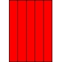 Etykiety A4 kolorowe 42x297 – czerwone fluorescencyjne