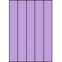 Etykiety A4 kolorowe 42x297 – fioletowe