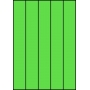 Etykiety A4 kolorowe 42x297 – zielone