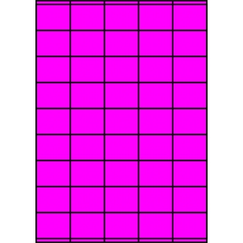 Etykiety A4 kolorowe 42x32 – różowe