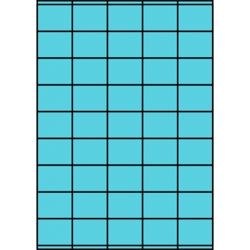 Etykiety A4 kolorowe 42x32 – niebieskie