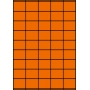Etykiety A4 kolorowe 42x32 – pomarańczowe