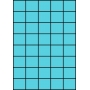 Etykiety A4 kolorowe 42x37 – niebieskie