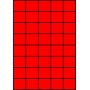 Etykiety A4 kolorowe 42x37 – czerwone fluorescencyjne