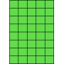 Etykiety A4 kolorowe 42x37 – zielone