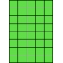 Etykiety A4 kolorowe 42x37 – zielone