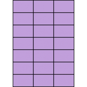 Etykiety A4 kolorowe 42x42,42 – fioletowe