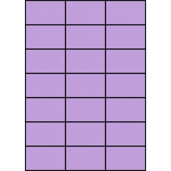 Etykiety A4 kolorowe 42x42,42 – fioletowe