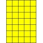 Etykiety A4 kolorowe 42x42,42 – żółte