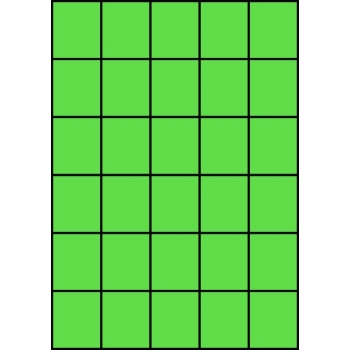 Etykiety A4 kolorowe 42x49,5 – zielone