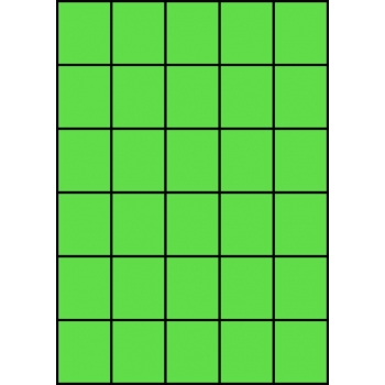 Etykiety A4 kolorowe 42x49,5 – zielone