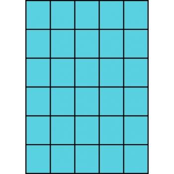 Etykiety A4 kolorowe 42x49,5 – niebieskie