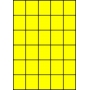 Etykiety A4 kolorowe 42x49,5 – żółte