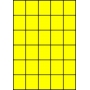 Etykiety A4 kolorowe 42x49,5 – żółte fluorescencyjne