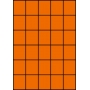 Etykiety A4 kolorowe 42x49,5 – pomarańczowe