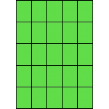 Etykiety A4 kolorowe 42x59,4 – zielone