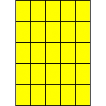 Etykiety A4 kolorowe 42x59,4 – żółte