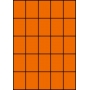 Etykiety A4 kolorowe 42x59,4 – pomarańczowe