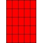 Etykiety A4 kolorowe 42x59,4 – czerwone fluorescencyjne