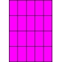 Etykiety A4 kolorowe 42x74 – różowe