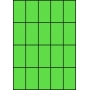 Etykiety A4 kolorowe 42x74 – zielone
