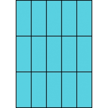 Etykiety A4 kolorowe 42x99 – niebieskie
