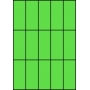Etykiety A4 kolorowe 42x99 – zielone