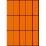 Etykiety A4 kolorowe 42x99 – pomarańczowe