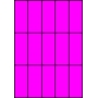 Etykiety A4 kolorowe 42x99 – różowe