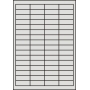 Etykiety samoprzylepne na arkuszach A4 - 48,5x16,9