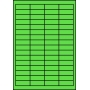 Etykiety A4 kolorowe 48,5x16,9 – zielone