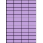 Etykiety A4 kolorowe 52,5x24,75 – fioletowe