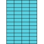 Etykiety A4 kolorowe 52,5x24,75 – niebieskie