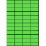 Etykiety A4 kolorowe 52,5x24,75 – zielone