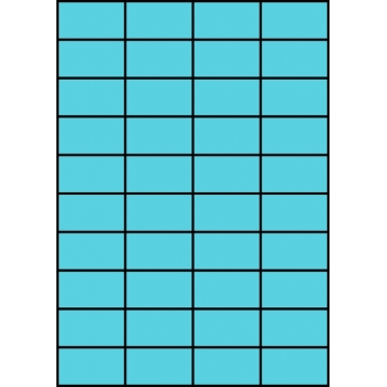 Etykiety A4 kolorowe 52,5x29,7 – niebieskie