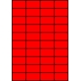 Etykiety A4 kolorowe 52,5x29,7 – czerwone fluorescencyjne