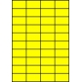 Etykiety A4 kolorowe 52,5x29,7 – żółte