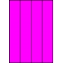 Etykiety A4 kolorowe 52,5x297 – różowe