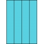 Etykiety A4 kolorowe 52,5x297 – niebieskie