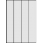 Etykiety samoprzylepne na arkuszach A4 - 52,5x297