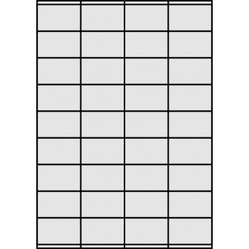 Etykiety samoprzylepne na arkuszach A4 - 52,5x32