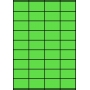 Etykiety A4 kolorowe 52,5x32 – zielone